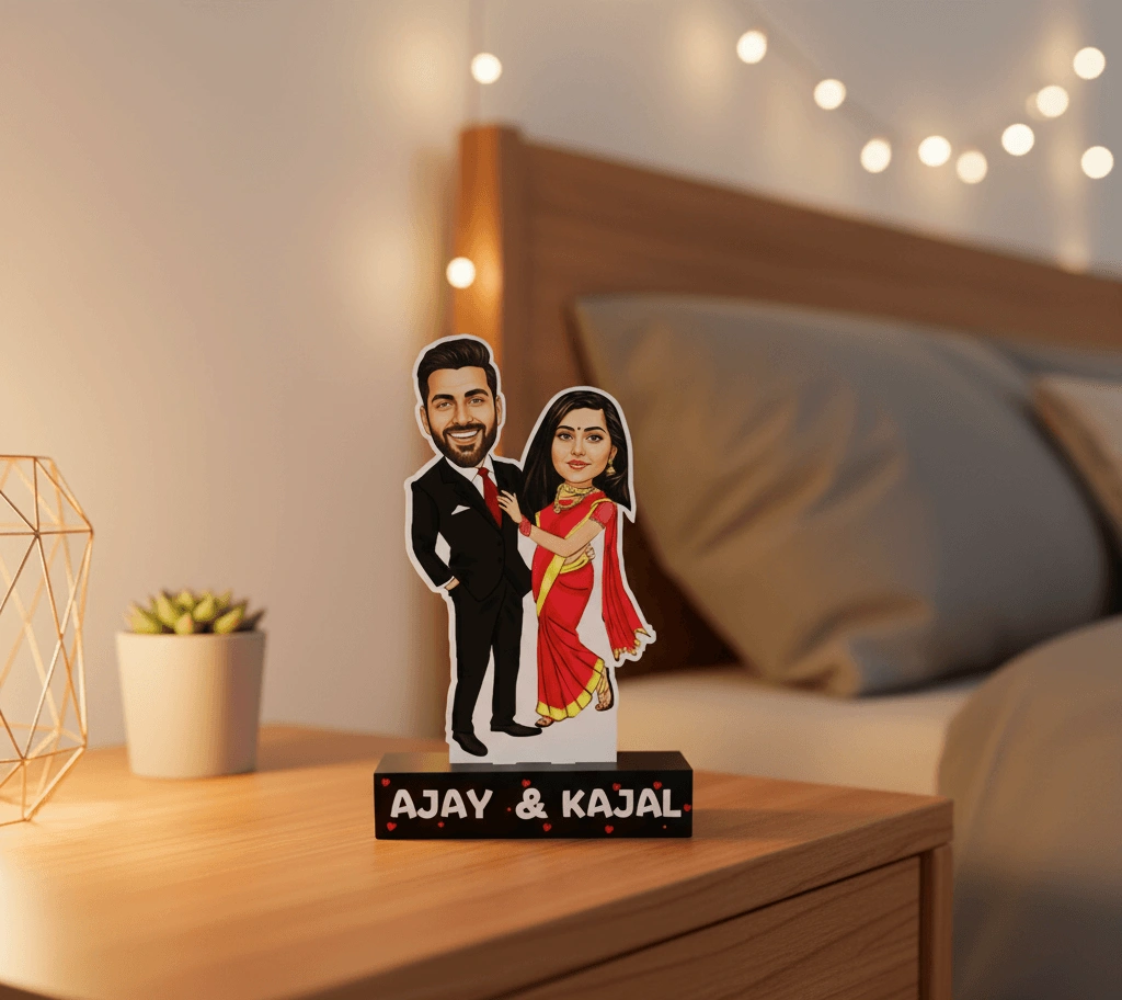 Personalized Love Story Caricature
